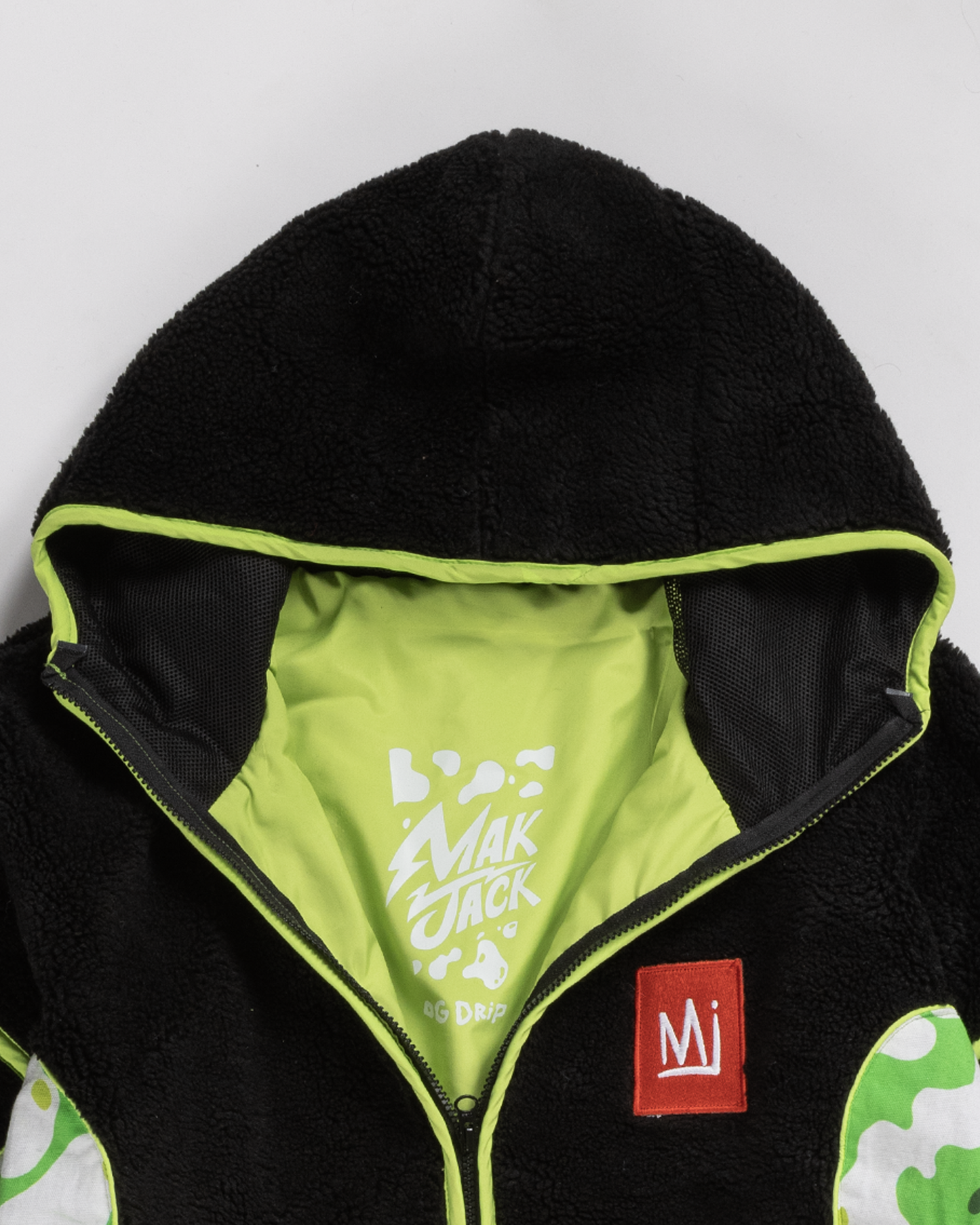 MJ OG Drip Green Hoodie Sherpa