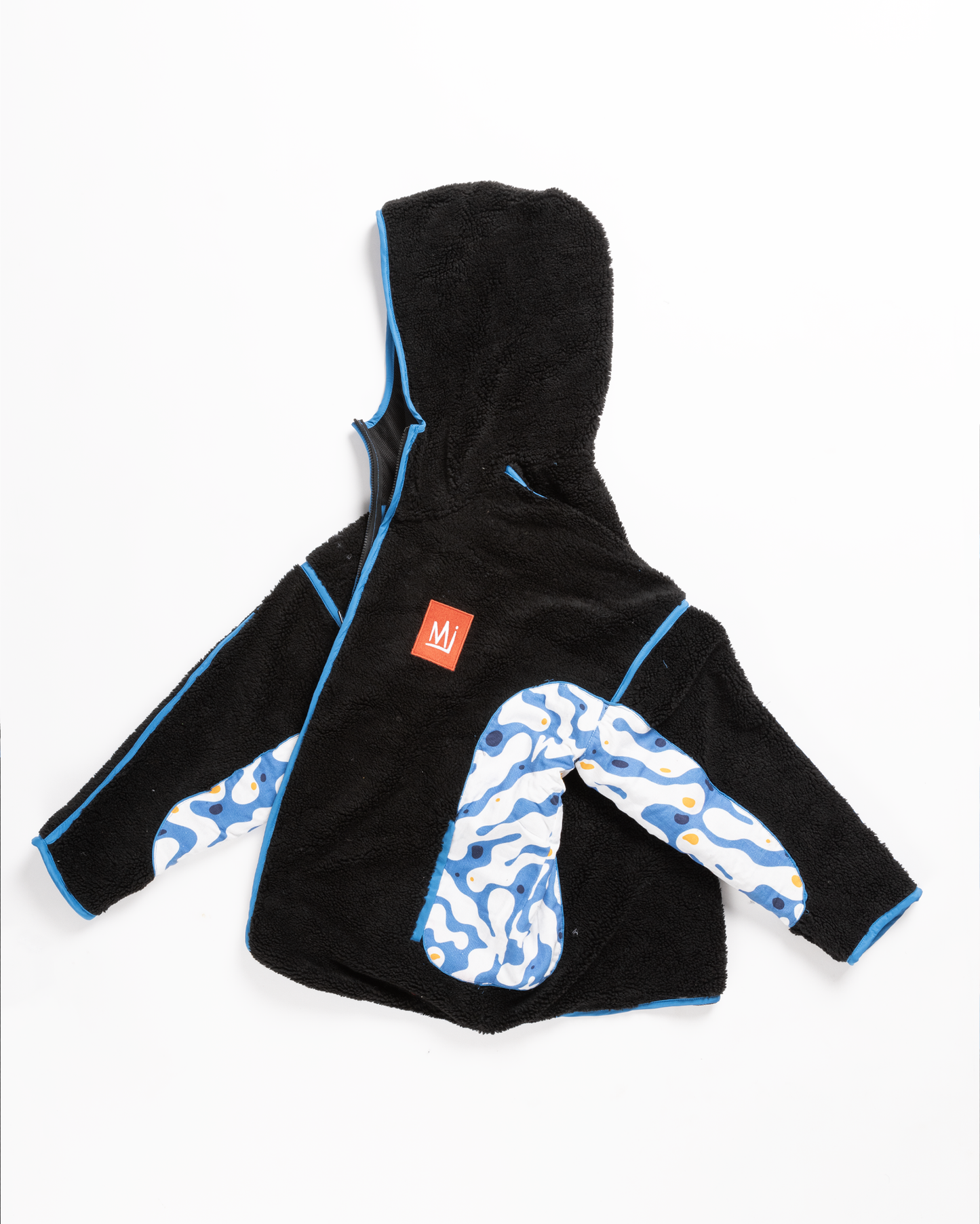 MJ OG Drip Blue Hoodie Sherpa